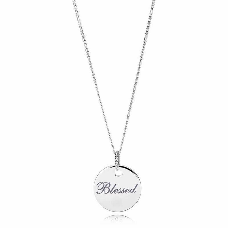 Pandora Blessed Disneyc Pendant And Necklace Chain - Sterling Silver/Enamel - Canada | IE5118JS